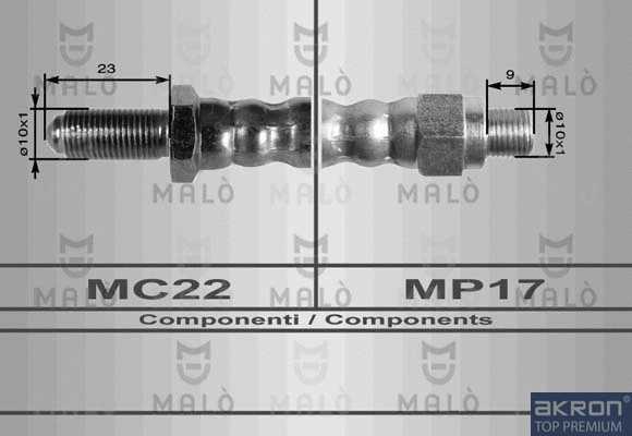Flexible de frein AKRON-MALÒ 8342