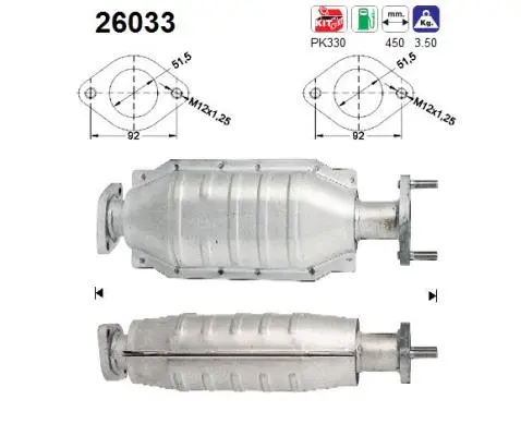 Catalyseur AS 26033