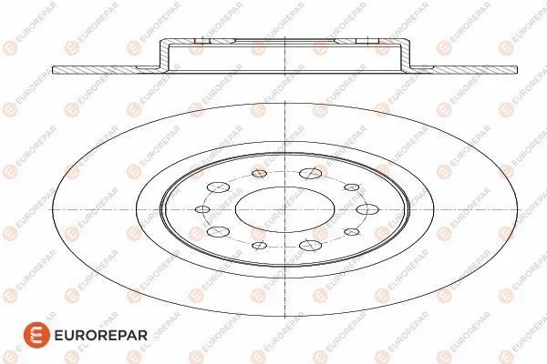 Disque de frein EUROREPAR 1618869980