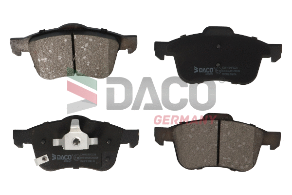 Kit de plaquettes de frein, frein à disque DACO Germany 320916