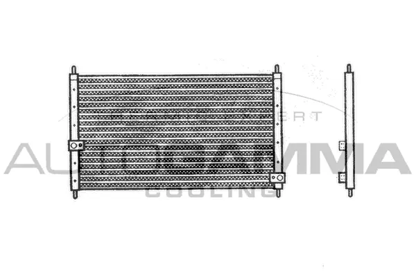 Condenseur, climatisation AUTOGAMMA 103282