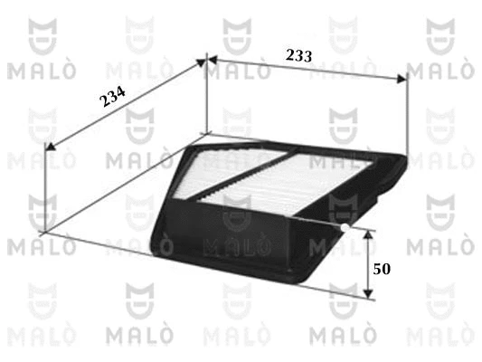 Filtre à air AKRON-MALÒ 1500569