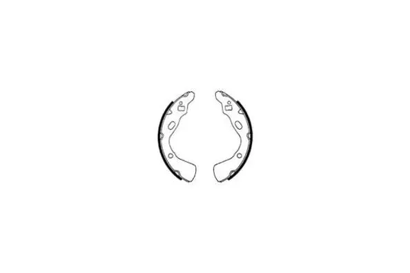Jeu de mâchoires de frein E.T.F. 09-0443