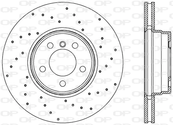 Disque de frein OPEN PARTS BDRS2361.25