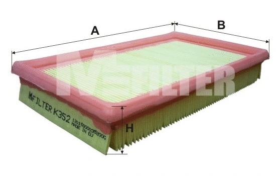 Filtre à air MFILTER K 352