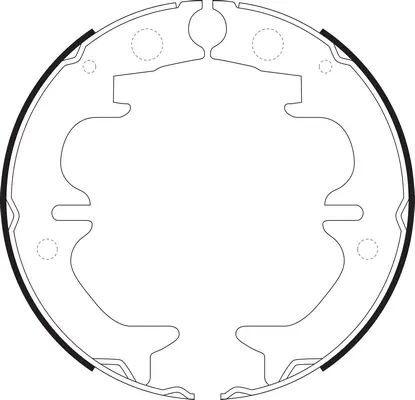 Jeu de mâchoires de frein, frein de stationnement SB BS21633