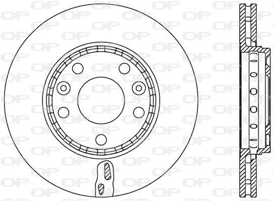 Disque de frein OPEN PARTS BDA2548.20