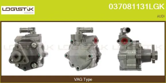 Pompe hydraulique, direction LGK 037081131LGK