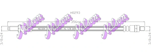 Flexible de frein KAWE H0293