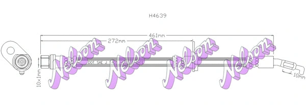 Flexible de frein KAWE H4639