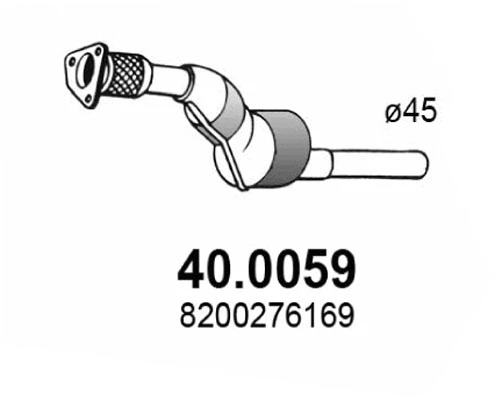 Catalyseur ASSO 40.0059