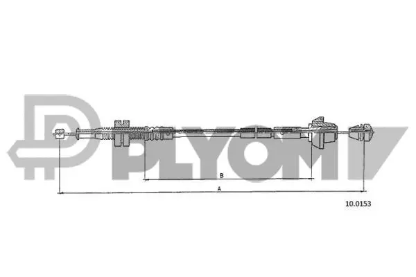 Câble d'accélération PLYOM P761484