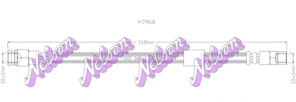 Flexible de frein KAWE H3968