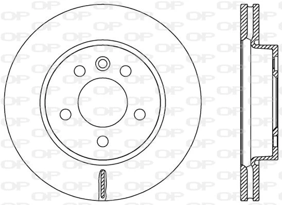 Disque de frein OPEN PARTS BDA2590.20