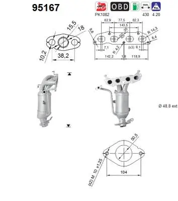 Catalyseur AS 95167