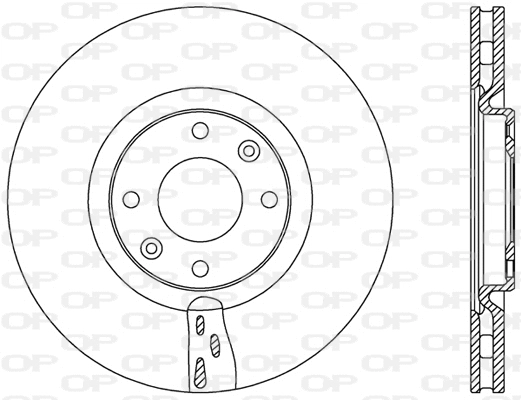 Disque de frein OPEN PARTS BDR2453.20