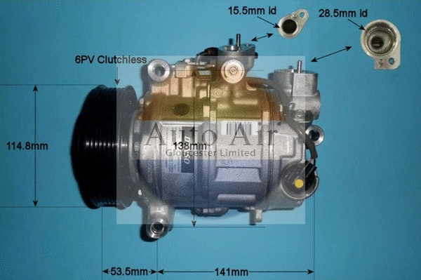 Compresseur, climatisation AUTO AIR GLOUCESTER 14-0090