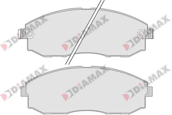 Kit de plaquettes de frein, frein à disque DIAMAX N09293