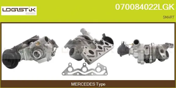 Turbocompresseur, suralimentation LGK 070084022LGK