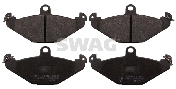 Kit de plaquettes de frein, frein à disque SWAG 60 11 6189