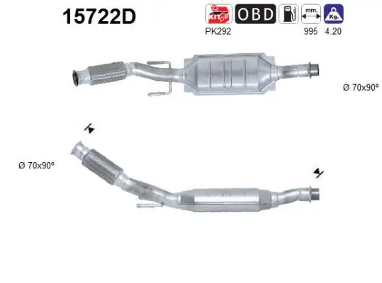 Catalyseur AS 15722D
