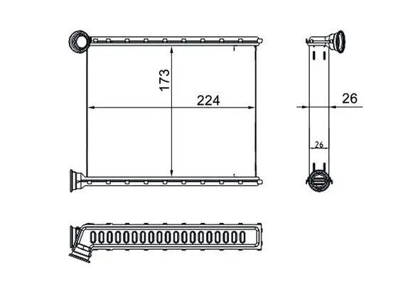 Système de chauffage MAHLE AH 270 000S
