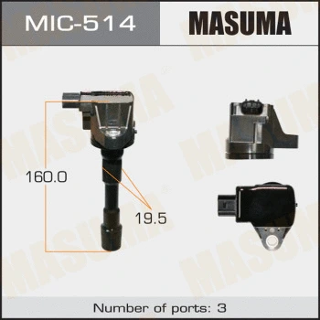 Bobine d'allumage MASUMA MIC-514
