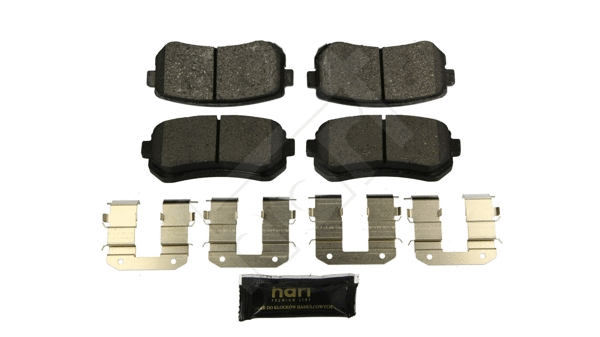 Kit de plaquettes de frein, frein à disque HART 252 294