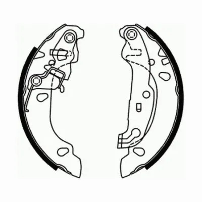 Jeu de mâchoires de frein ABE C0G052ABE