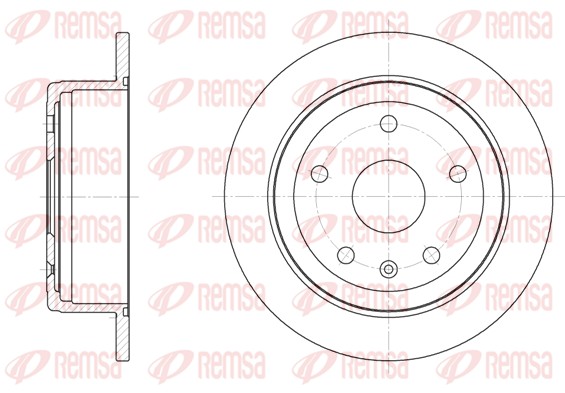 Disque de frein REMSA 6872.00