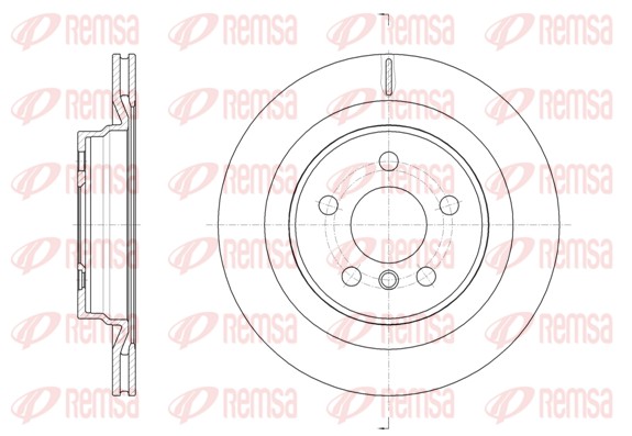 Disque de frein REMSA 61632.10