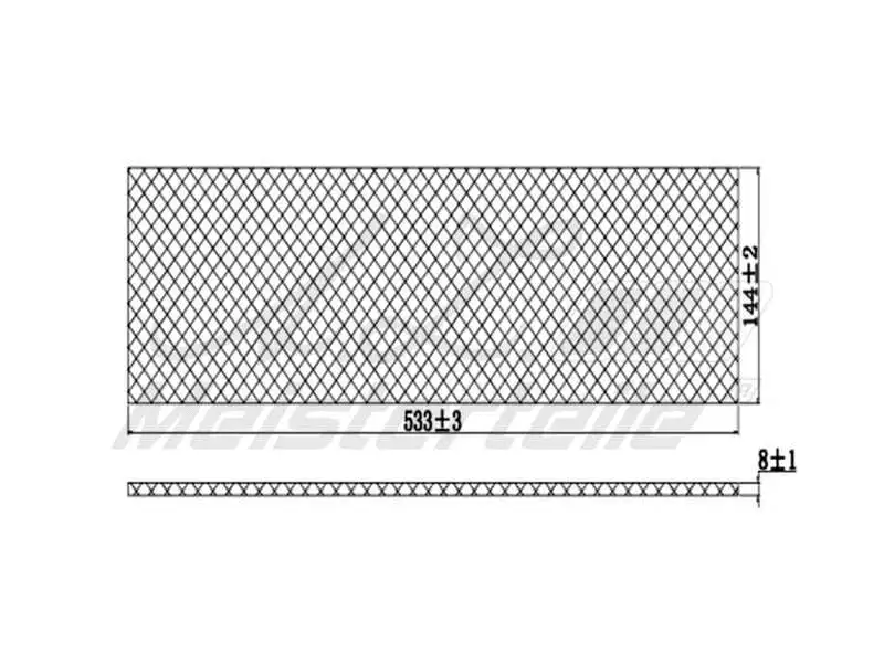 Filtre, air de l'habitacle A.Z. Meisterteile AZMT-41-010-1486