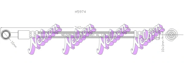 Tuyau d'embrayage KAWE H5974