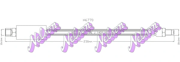 Flexible de frein KAWE H6770