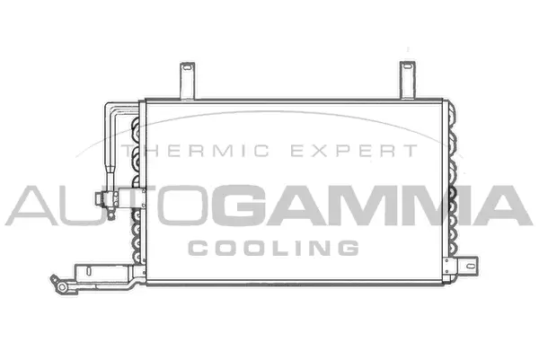 Condenseur, climatisation AUTOGAMMA 101749
