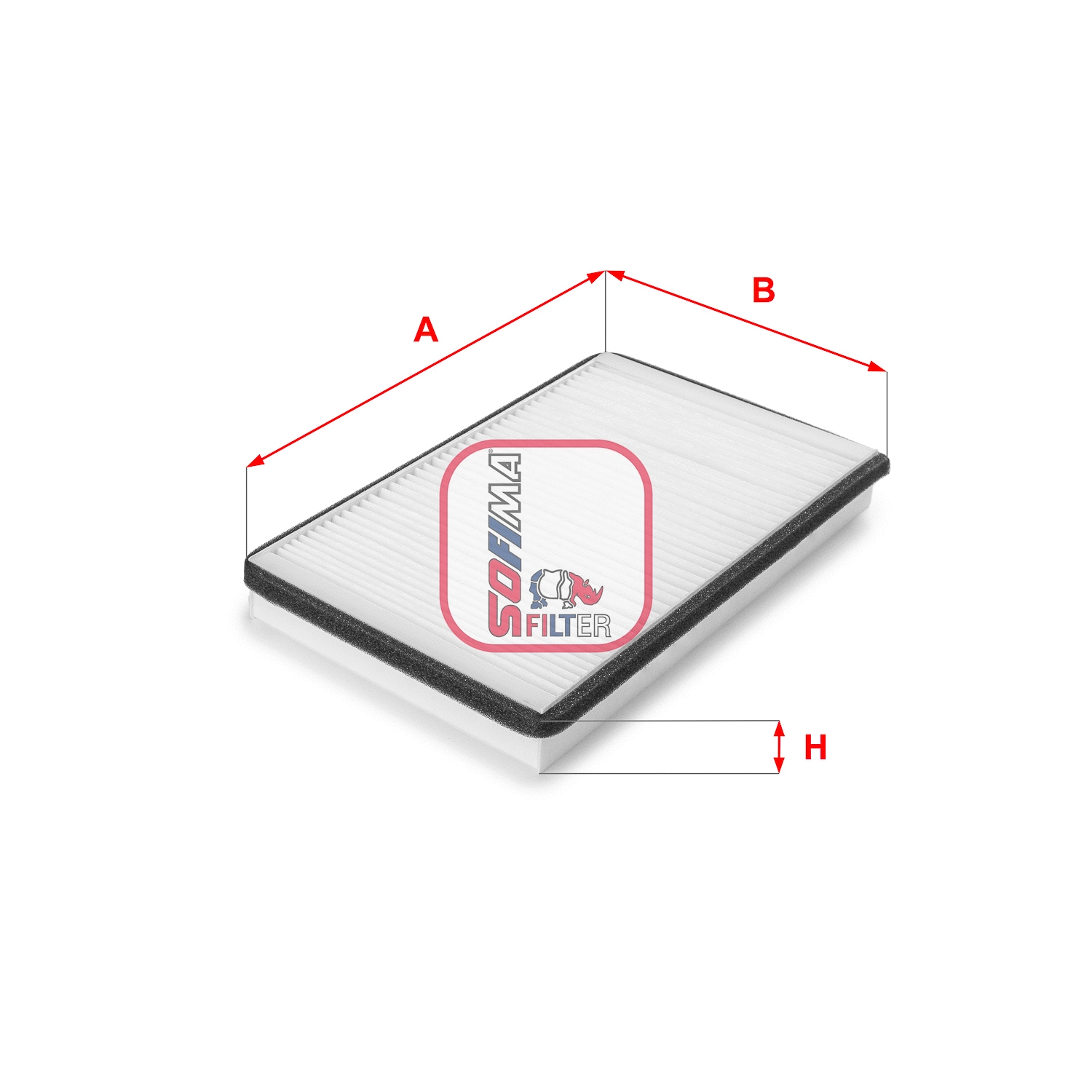 Filtre, air de l'habitacle SOFIMA S 3374 C