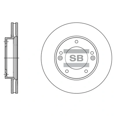 Disque de frein Hi-Q SD2067