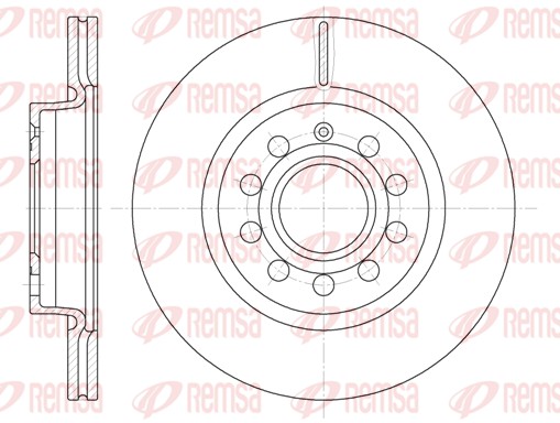 Disque de frein REMSA 6647.10
