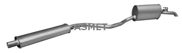 Silencieux arrière ASMET 16.026