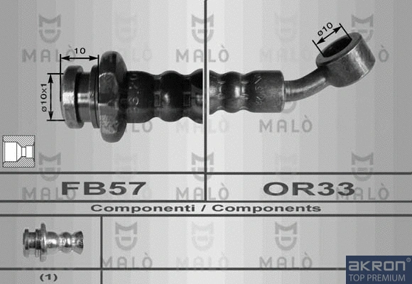 Flexible de frein AKRON-MALÒ 8993