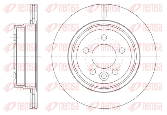 Disque de frein REMSA 61828.10