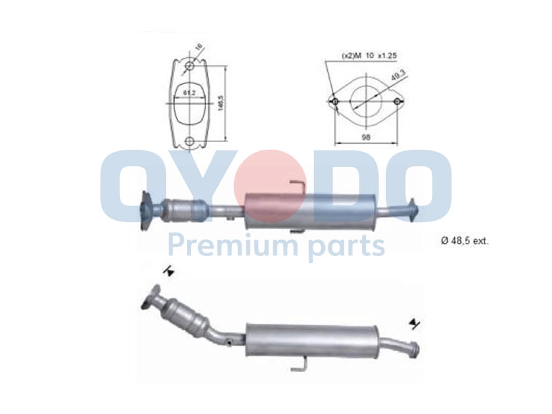Catalyseur Oyodo 10N0157-OYO