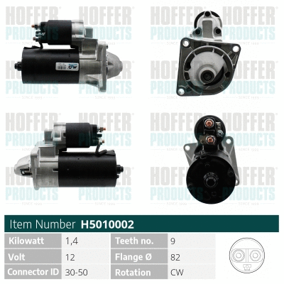 Démarreur HOFFER H5010002