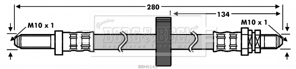 Flexible de frein BORG & BECK BBH6143