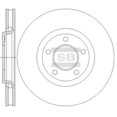 Disque de frein Hi-Q SD5525