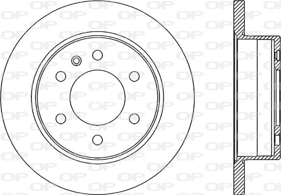 Disque de frein OPEN PARTS BDA2325.10