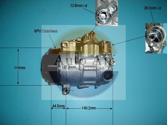 Compresseur, climatisation AUTO AIR GLOUCESTER 14-5009