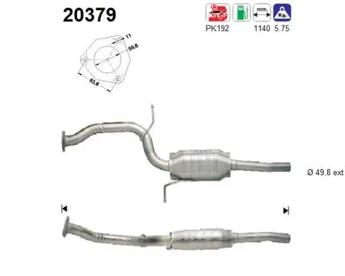 Catalyseur AS 20379