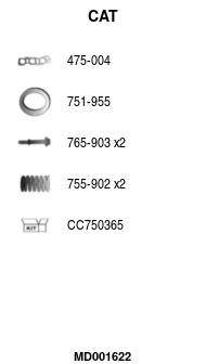 Catalyseur FA1 MD001622