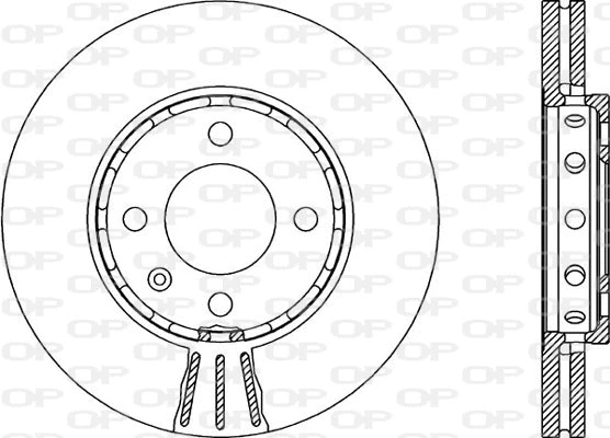 Disque de frein OPEN PARTS BDA1905.20